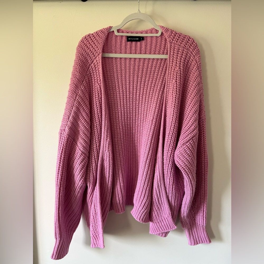 Pretty Little Thing Chunky Knit Slouchy Cardigan